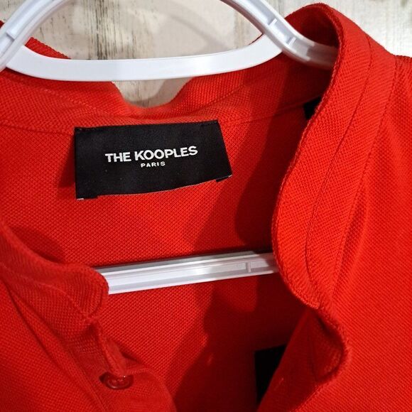 The Kooples Red Piqua cotton Polo-T - Picture 4 of 9